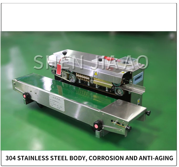 1PC SF-150 Continuous Sealing Machine Plastic film Bag Aluminum Foil PE Bag Automatic Sealing Machine Commercial Sealing Machine