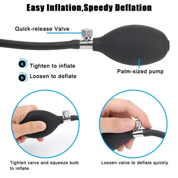 Inflatable Butt Dilator Anal Plug For Women Dildos Vaginal Expander Adult Games Men Anus Sex Toys Couples Tools Erotic Products 6