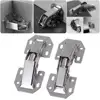 10pcs/SET 3 Inch Bridge Shaped Spring Frog Hinge Cabinet Closet Door Hinges No Drilling Hole Furniture Hardware Kitchen Cabinet ► Photo 1/6