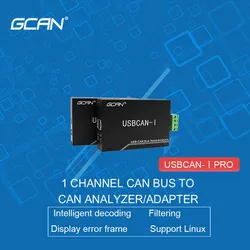 Usbcan i Pro utilise l'interface Usb de l'ordinateur pour connecter l'analyseur Can au Bus Can pour le traitement des données 