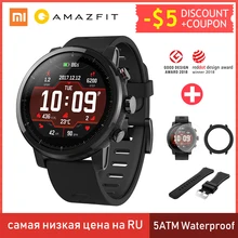 Huami Amazfit 2 Amazfit Stratos 2 Смарт часы мужские 5ATM водонепроницаемые с gps часы PPG пульсометр