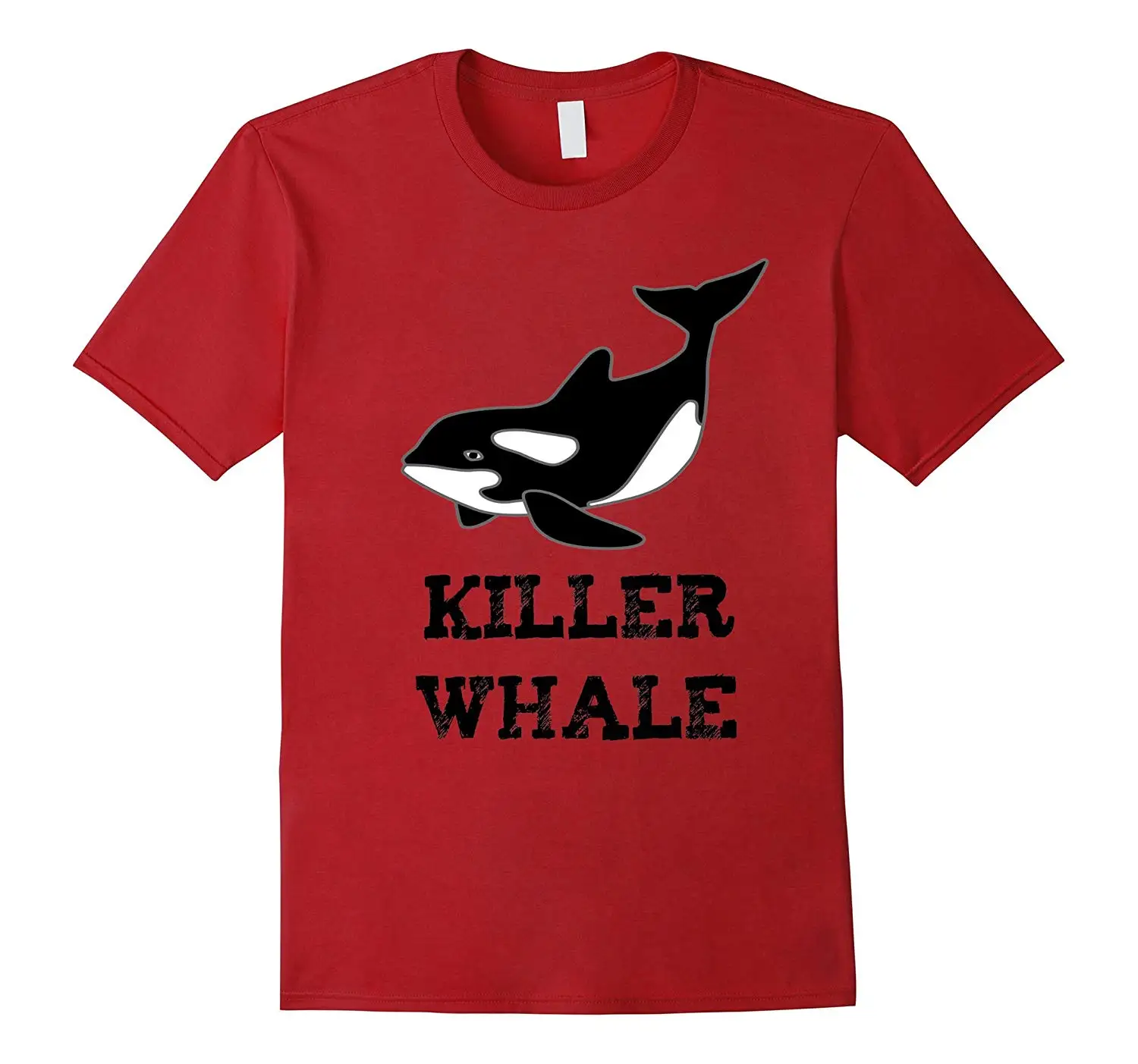 Printed T-shirt crew neck short sleeve casual Buy Killer Whale Cartoon Halloween T Shirt Men's Cool Short-Sleeve | Мужская одежда