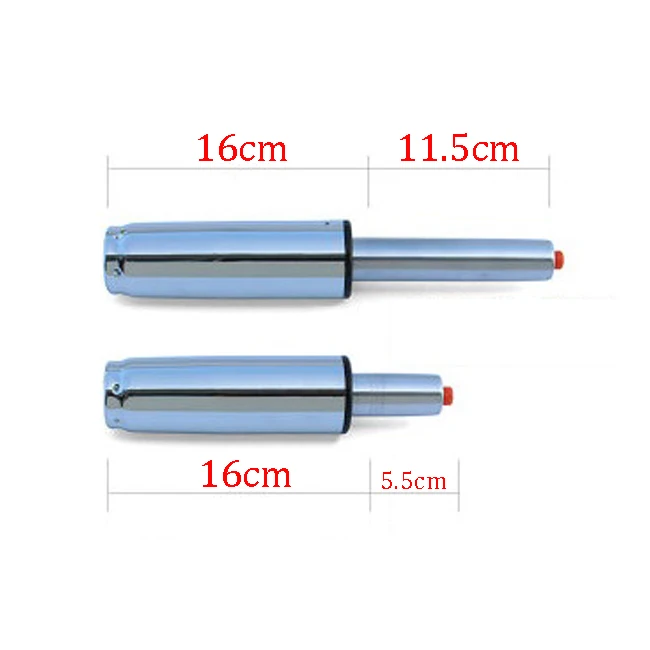 Совершенно 4-го поколения подъемник стула гидравлический стержень замена цилиндра пневматические ударные части офисного стула - Цвет: No.60 Silver