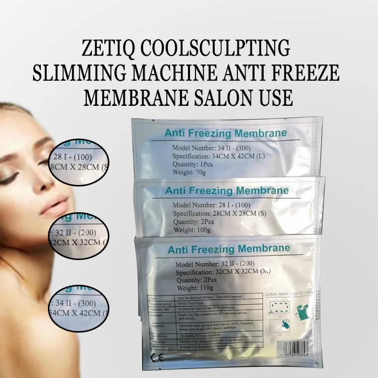 US $133.31 Moq 50Pcs Antifreeze Membrane 2828Cm Antifreezing Membrane AntiFreezing Membrane Pad For Fat Freezing Ce
