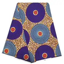 Африканская ткань с принтом Анкары, настоящий воск, принт, новинка, 6 ярдов/партия, черно-белая мягкая настоящая восковая ткань