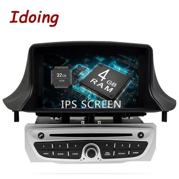

Idoing 7"1Din 4G+32G 8Core Car Radio GPS Android 9.0 Multimidia Player For Renault Megane 3 Fluence 2009-2015 GPS Navigation