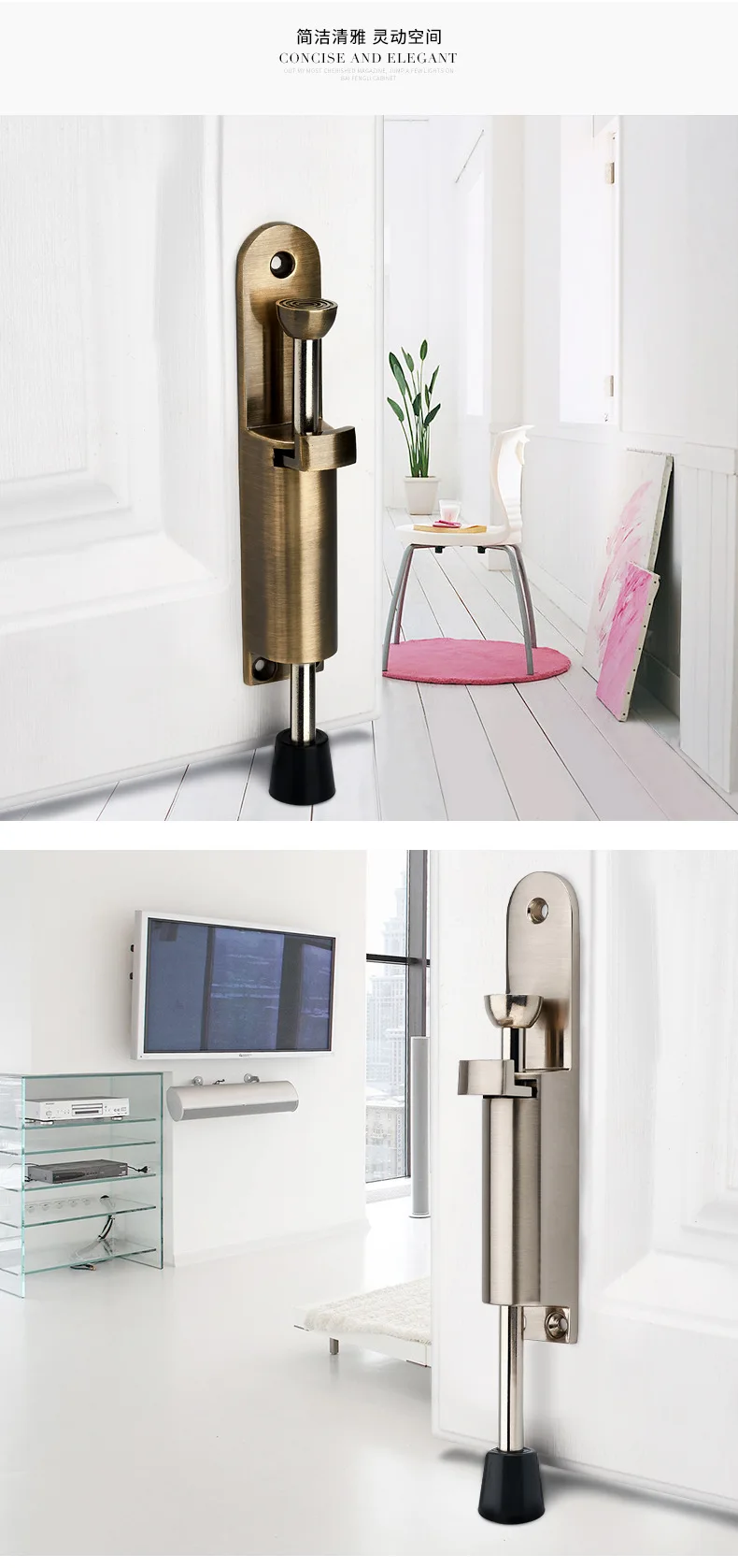 durável, decoração para casa, suporte para porta resistente wf