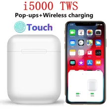 I5000 TWS 1:1 беспроводной зарядки Спортивные Беспроводные Bluetooth наушники PK i12 i30 i100 i200 i500 i1000 i10000 tws ear hook android charging headset handsfree ear headphone