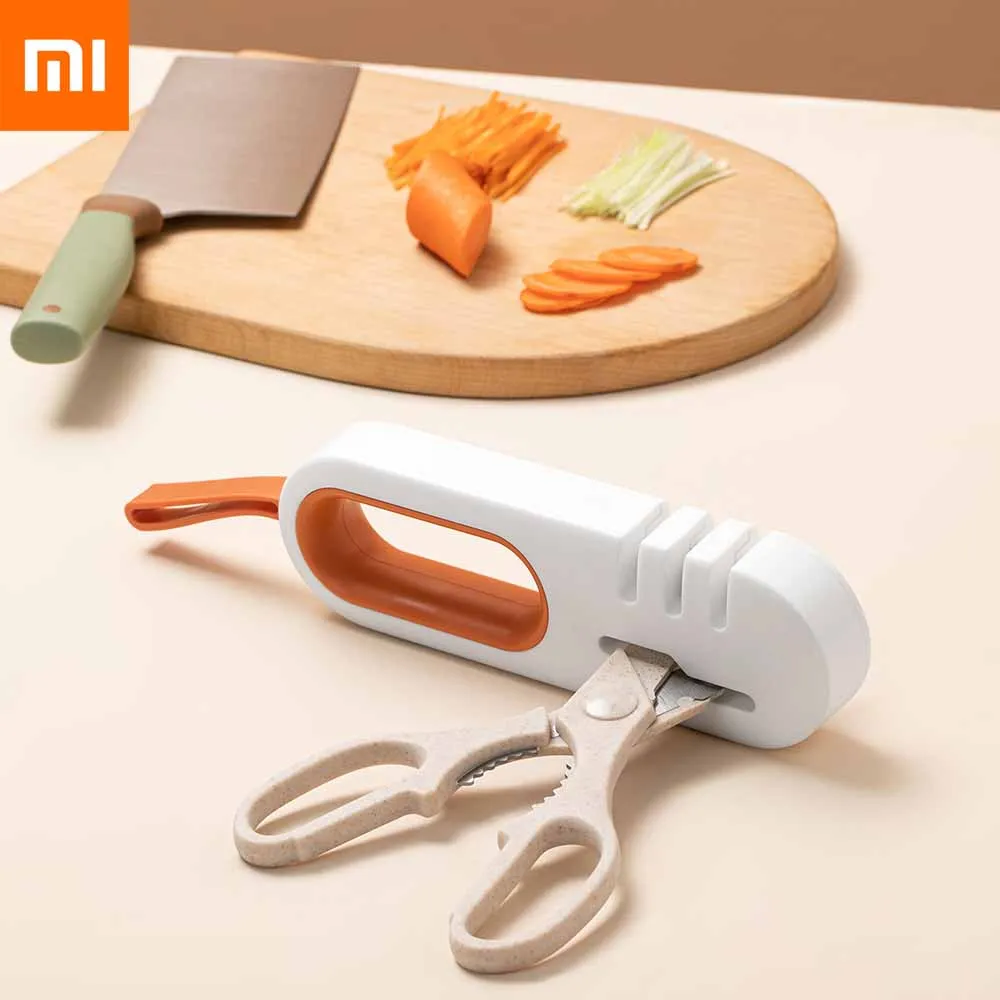 Xiaomi Professional Knife Sharpener Multi 4 In 1 Kitchen Scissors Sharpening Stone Whetstone Grinder Drill Machine New | Обустройство