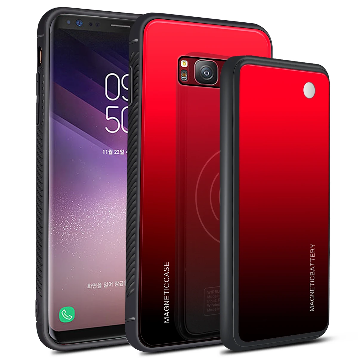 Galaxy S8 Для samsung Galaxy S10/S8/S10e/S10/Note 10/Note 9/Note 8/Note 10 Plus чехол с 5000 мАч беспроводным внешним аккумулятором чехол для зарядного устройства - Цвет: Galaxy S8