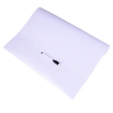 Papier peint amovible en vinyle pour tableau blanc, 45x100cm, stylo effaçable à sec, décor de bureau
