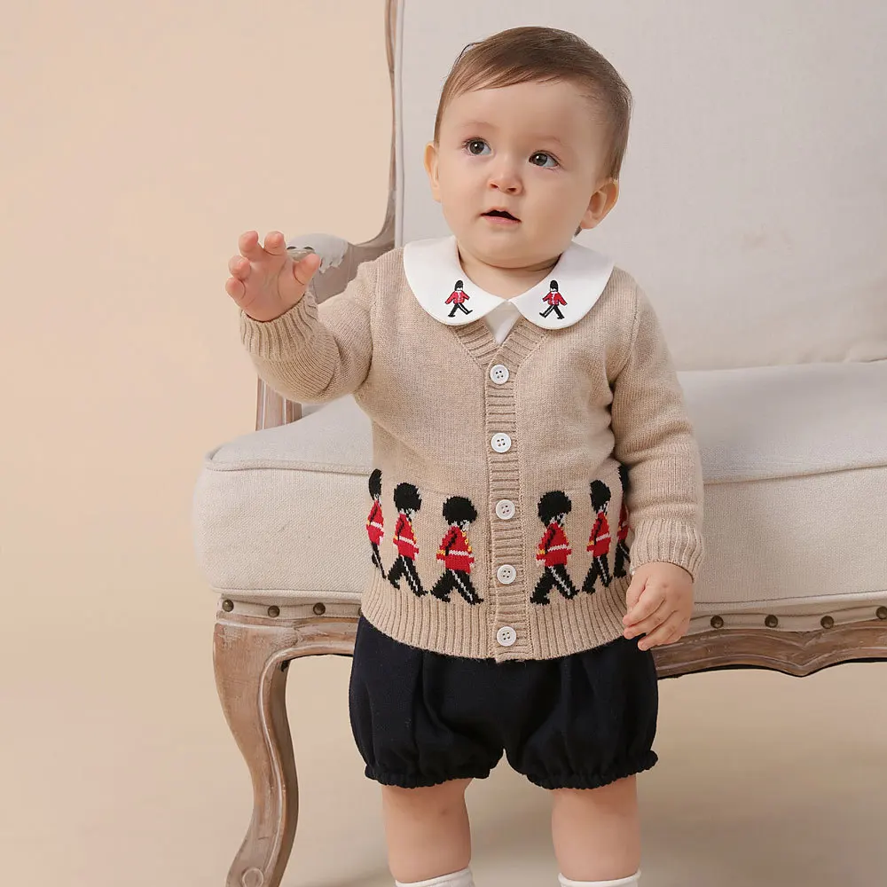 Sweater Coat Toddler Baby Boys Newborn Autumn Knitted Cardigan Spring Kid Cartton Knitting Outwear Children Baby Boy Clothes knit sweater