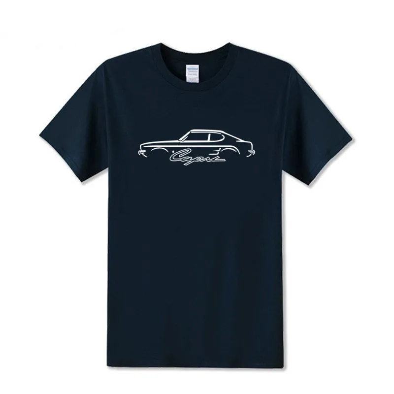 Мужские футболки из хлопка футболка с принтом летняя футболка в стиле ретро Ford Capri MK 1 INSPIRED CLASSIC CAR футболка с короткими рукавами