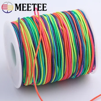 

1Roll 1/1.2/1.5mm Elastic Rope Cord DIY Beading Stretch Rubber Band Tapes Bracelet Making Garment Tag DIY Sewing Craft