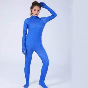 

X-Men Deformation Women Mystique Raven Cosplay Costume Tight Set Cosplay Clothing Halloween Costumes for Women Role Play Leotard