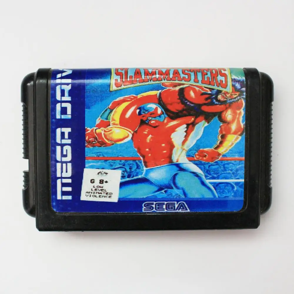 Slam Masters суббота ночь NTSC-USA 16 бит MD игровая карта для sega Mega Drive для Genesis