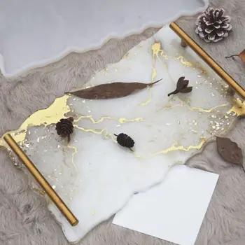 

Crystal Epoxy Resin Mold Fruit Plate Casting Silicone Mould Handmade DIY Crafts Dried Flower Resin Decorative DIY Hand Crafts