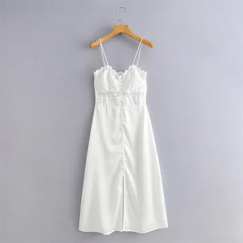 

Za women's wear 2019 autumn new LACE SLING silk texture underwear style temperament sexy Pajama dress 00881110251