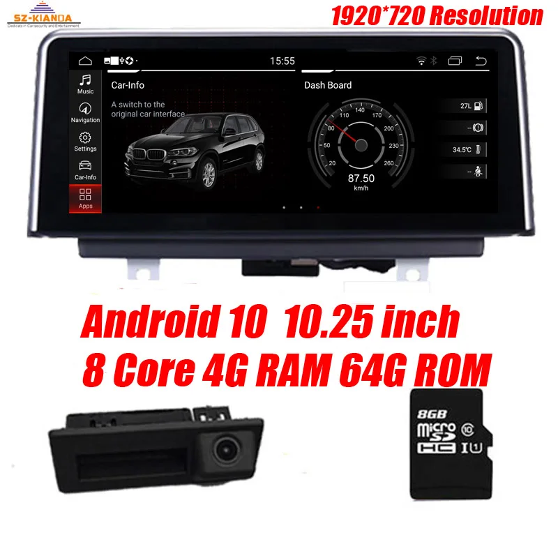 Автомобильный DVD плеер для BMW F30 F31 F34 F32 F33 F36 10 25 &quot 8 ядер Android 10|car dvd player|free camerasandroid 4.4