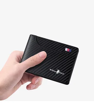 

Men Short Slim Wallet Men's Wallets Men's Wallets Thin Male Wallet Card Holder Cowskin Soft Mini Purses New Design Vintage