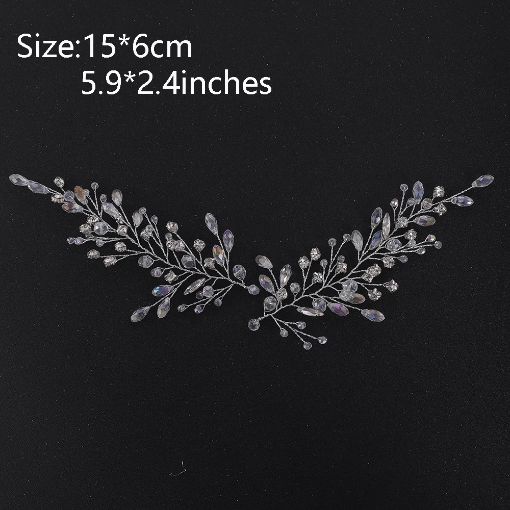 Silver Shine Crystal Rhinestone Headband Women Wedding Hair Accessories