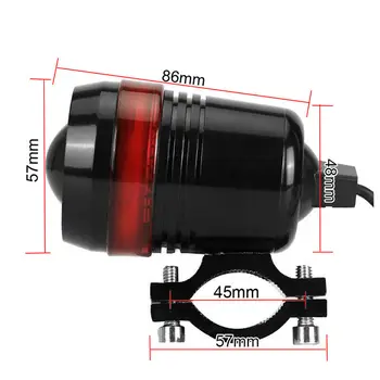 

12V-60V U3 Motorcycle LED Angel Eye Headlight Driving Fog Lights Spotlights&Switch 30W White Led Light