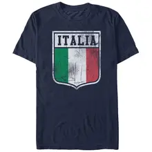 

Cool Fashion Design Soft Comfortable O-Neck Tees Italy Flag Crest Graphic T-Shirt For Men size S-3XL