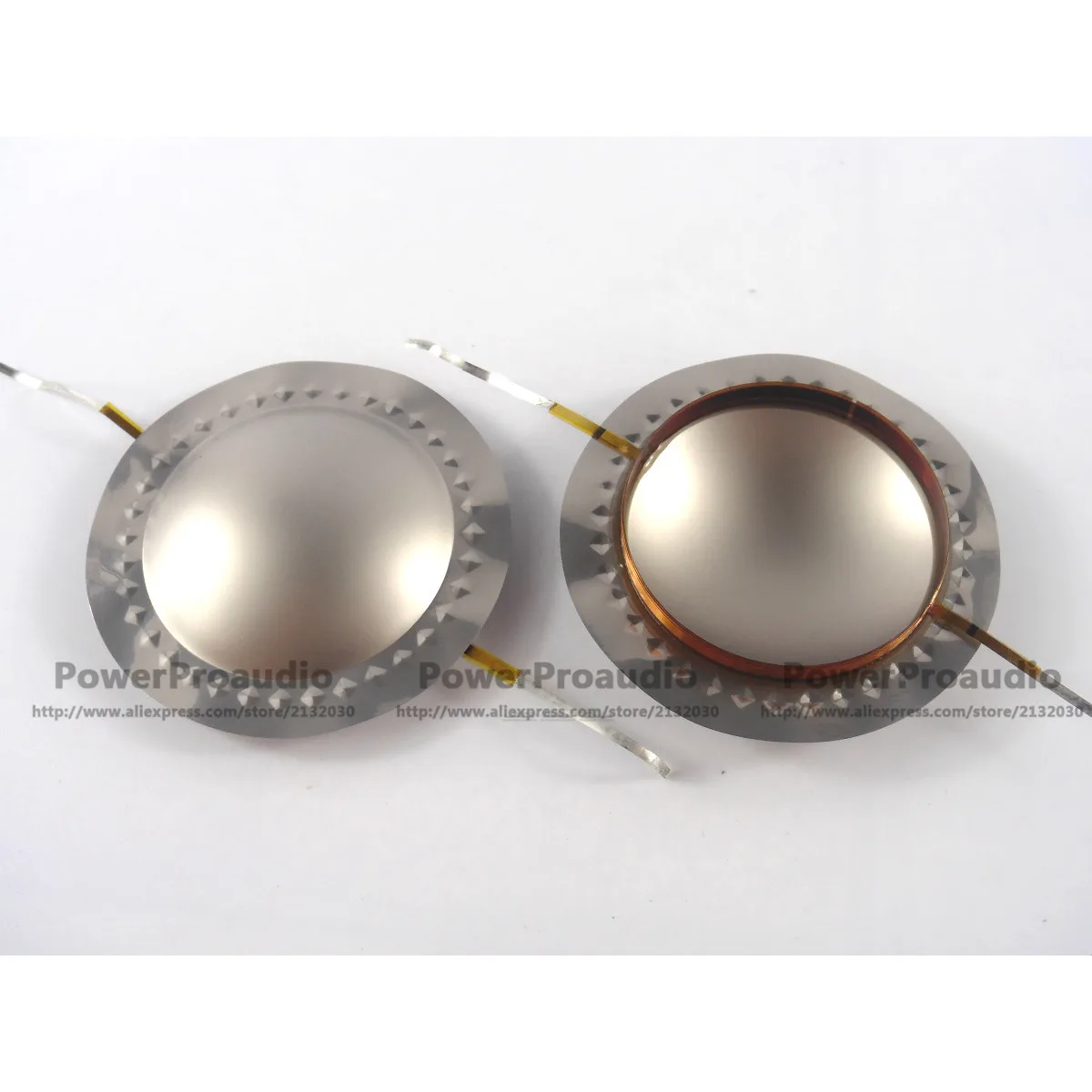 10 pz 1.75 ''44.4mm 44.5mm parte dell'altoparlante bobina vocale altoparlante sostituzione Tweeter Altoparlante Cupola diaframma in titanio - immagine 2