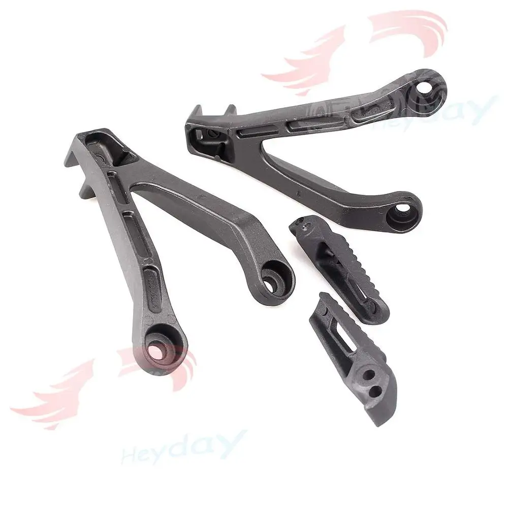 Черный комплект для задних ног штифт для сборки Rearset Кронштейн для Honda CBR1000RR 2008-2011 2009 2010