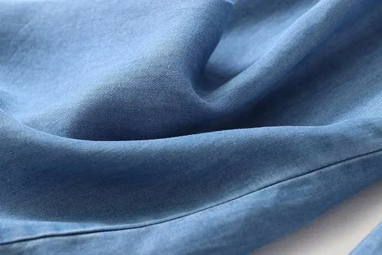 Tencel джинсы женские тонкие свободные брюки с высокой талией летние новые стильные универсальные свободные капри в Корейском стиле S27750