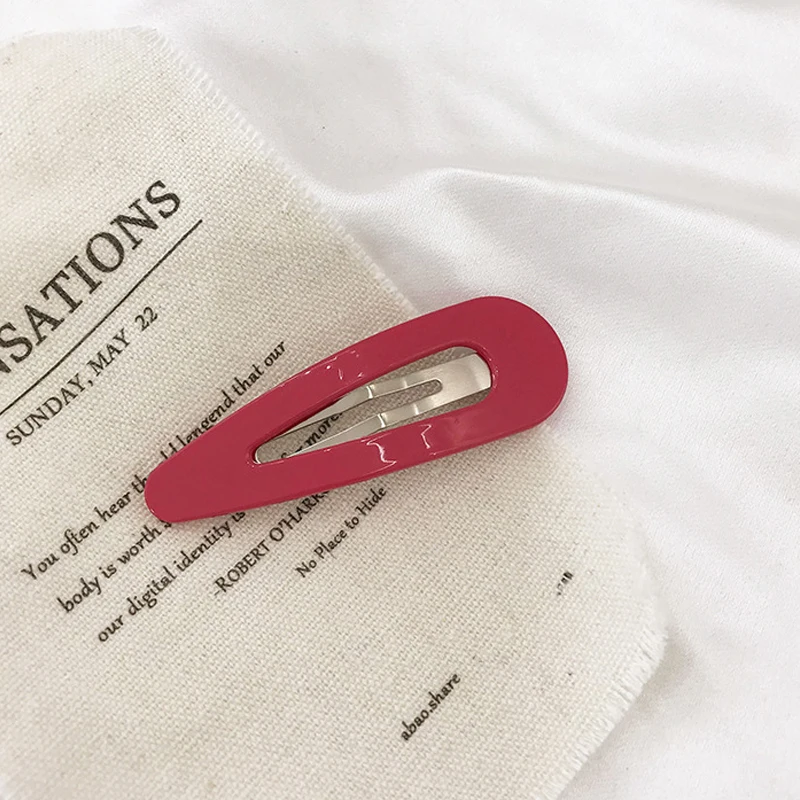 Cute Glitter Hairpins Snap Hair Clips for Girls Unique INS Style Sweet Women's BB Hair Clip Candy Color Hair Accessories Gifts