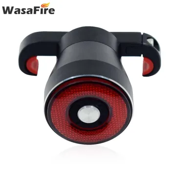 

luz bicicleta USD Rehargeable Bicycle Rear Taill Light Smart Brake Mode Bike Light lamps Safety Warning flashlight