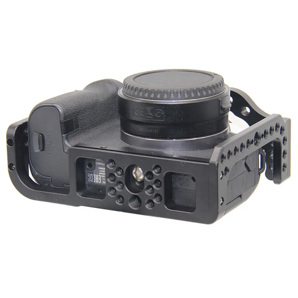 Защитная крышка Клетка для камеры Защитная клетка для Canon EOS R w/Coldshoe 3/8 1/4 резьбовые отверстия Arca Swiss быстросъемная пластина