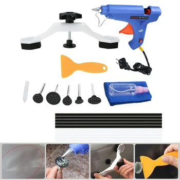 

Paintless Dent Repair Tools Bridge Dent Puller Removal with Glue Gun Glue Sticks for Car Motorcycle Refrigerator Washing Machine