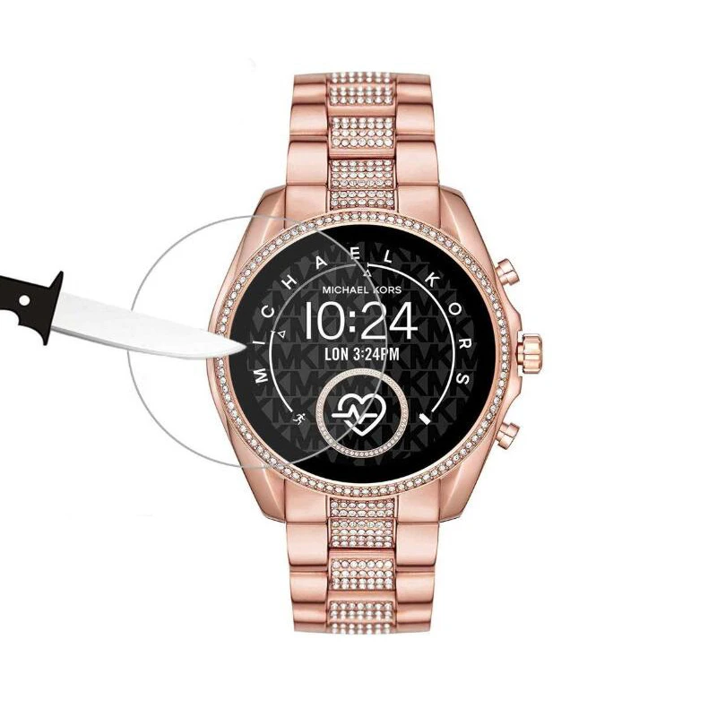 tempered glass michael kors watch