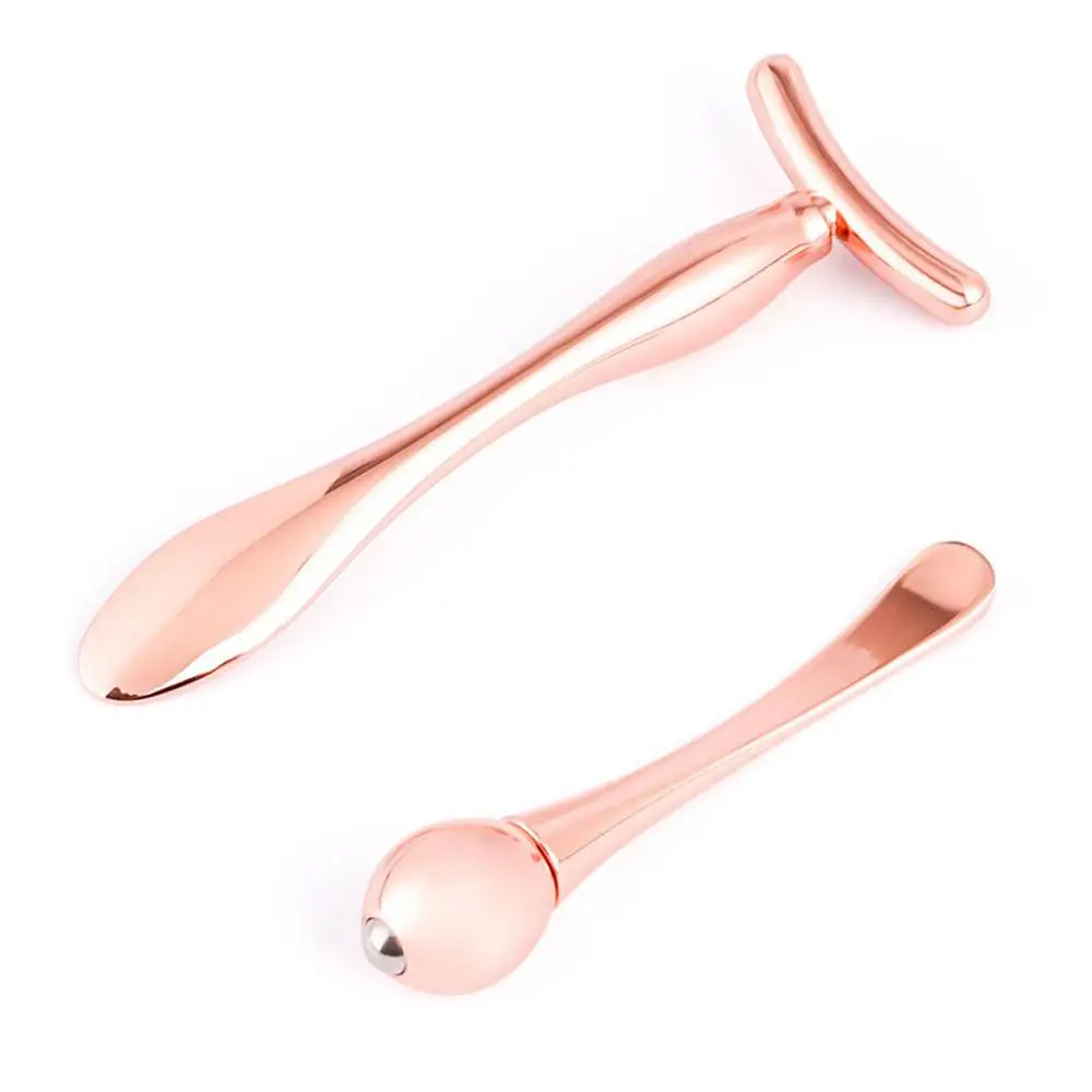 1Pcs Sleeping Eye Mask Spatula Face Lift Eye Massager Beauty Tools Dark Circles Eye Cream Divided Scoop Massage Stick