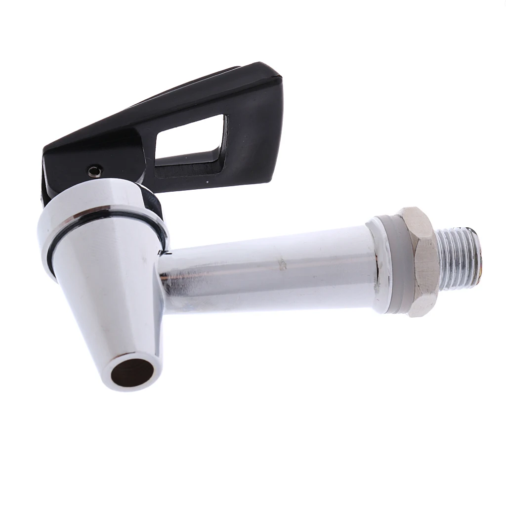 Coffee Hot Drink Faucet Coffee Hot Beverage Tap Silver Domestic 1/4 inch 12mm Flow Control Faucet  Coffee Hot Beverage Tap