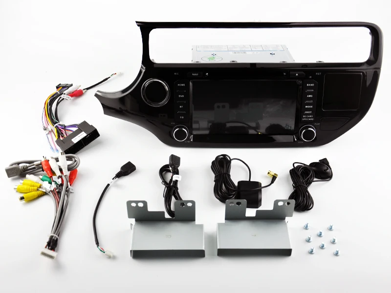 Top AVGOTOP Android 9 WINCE Bluetooth GPS Car Radio DVD Player for KIA RIO 2015 2G 16G MP3 MP4 Vehicle Multimedia 4