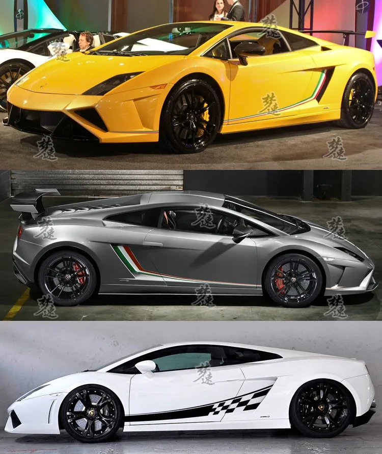 

Car Sticker For Lamborghini Gallardo Body Door Sticker Personality Gallardo Racing Edition Sport Sticker Film
