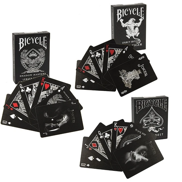 Bicycle Black Tiger/Ghost Legacy Edition Playing Cards Ellusionist