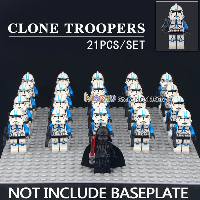 Оранжевый 21 шт/лот сита Trooper Spercial Force клон Пользовательские Тени первый заказ конструктор солдатиков из блоков детские игрушки - Цвет: Оранжевый