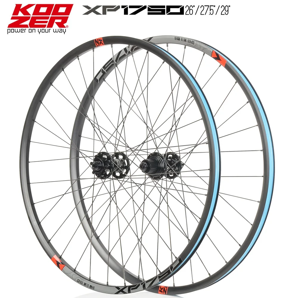 Koozer XP1750 MTB Велосипедное колесо 26 27 5 29 дюймов QR TA 32 отверстия HG XD MS 8 9 10 11 12 Скоростей
