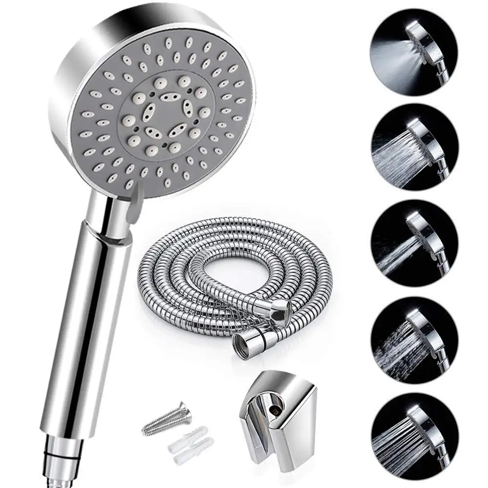 

Foreign Trade Amazon Europe And America Japan Shower Faucet Hose Supercharge Multi-functional Shower Pedestal Set