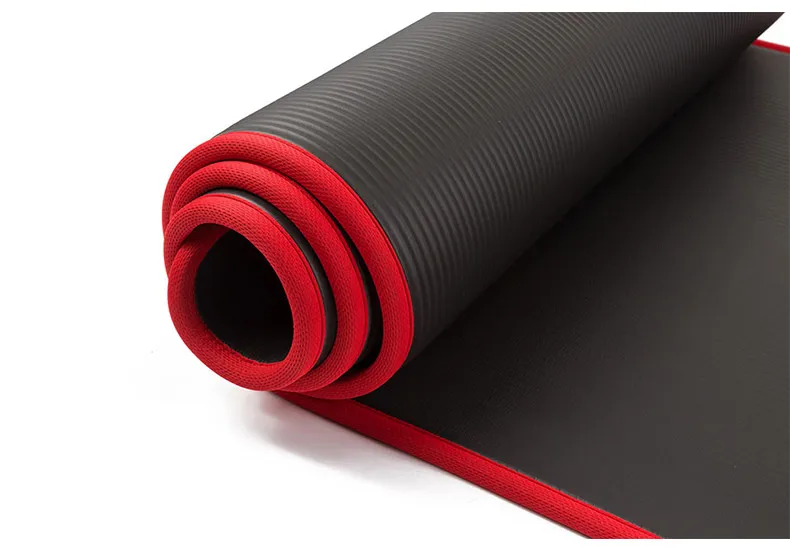 10 mm Extra Thick Non-slip Yoga Mat Natural Rubber NBR Fitness Sports Gym Pilates Pads Gift Yoga Mat Bag