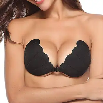 

Silicone Bras for Women Seashell Shape Push Up Fly Bra Female Strapless Backless Sticky Gel Invisible Sexy Lingeries Brallete