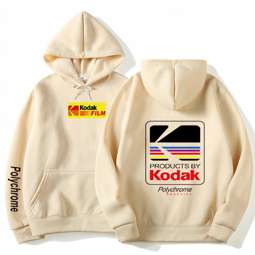 Японские Зимние флисовые мужские толстовки в стиле хип-хоп Harajuku kodak толстовка