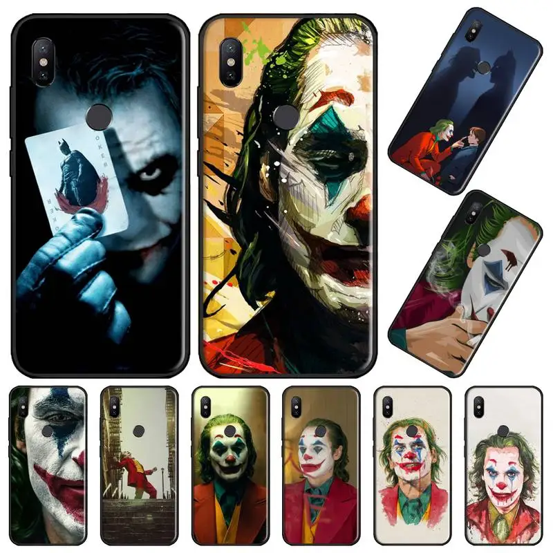 Joker Cool Clown Bad Man Coque Shell Phone Case For Xiaomi Mi A1 5 6 6plus 8 9 Se Lite Mix 2 2s Max 2 3 Pocophone F1 Aliexpress Cellphones Telecommunications