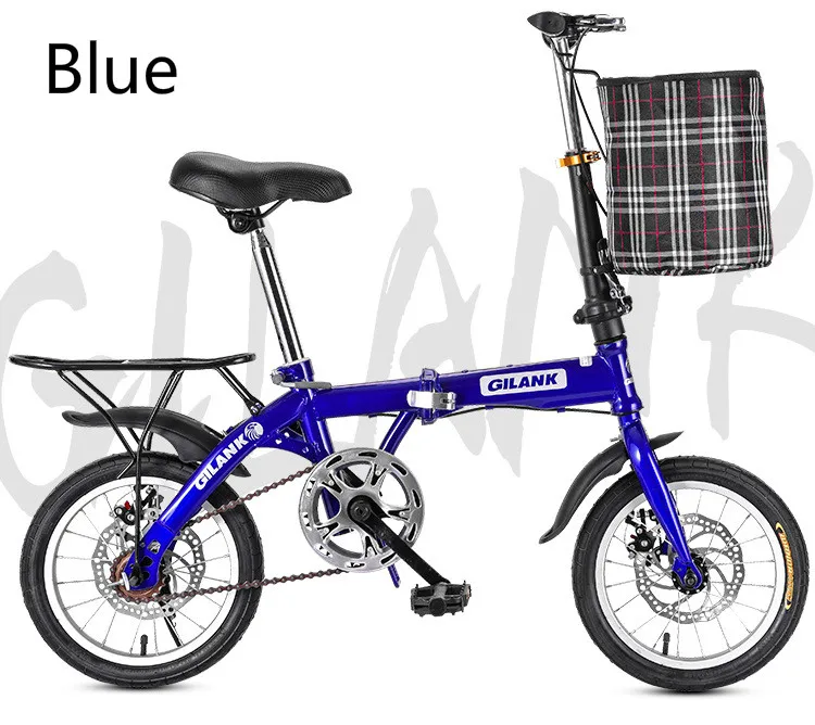 Folding Bicycle High Quality Carbon Steel Material To Work Student To School Bicycle Single Speed Disc Brake Adult Scooter