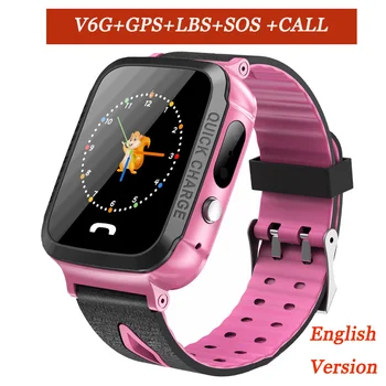 

V6G Smart Watch IP67 Screen Children Smart Watch Camera SOS Call Tracking Location Waterproof Smart Watch For IOS/Android