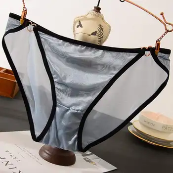 

Summer Transparent Panties Women Sexy Seamless Briefs Ladies Casual Love Buckle Niche Panties Ladies Underwear Lingeries Female